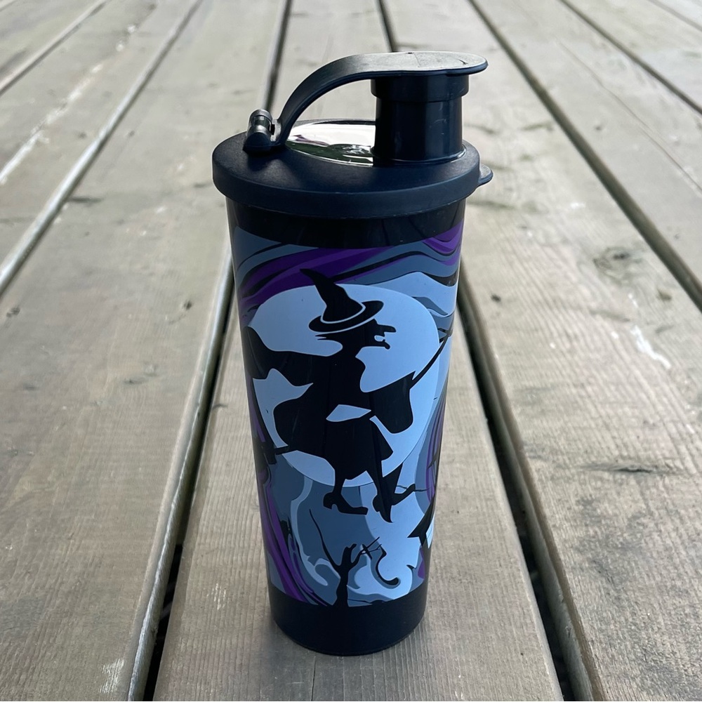 Tupperware Halloween Spooktacular Witch 16oz Travel Tumbler with Lid